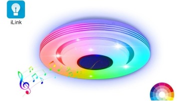 APP+Remote Control 36W 60W LED RGB Dream Color Intelligent Music Speaker Ceiling Light For Hotel Club Bar Home Theater Kids1
