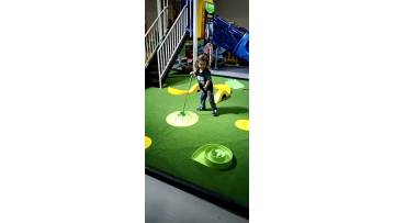 golf mini green with Obstacle