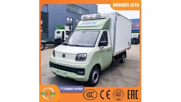 Foton Dongfeng Small Light Duty Pure Electric 4X2 Refrigerated Refrigerator Cooling Freezer Frigo Cold Goods Transport Cargo Van Box Electric EV Truck Vehicle1