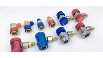 J639-R-1234YF H&L Quick Coupler Adapters Car A/C Manifold Charging air conditioner Refrigerant  brass Quick Couple r1234yf1