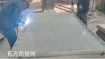 Galvanzied woven wire mesh panels