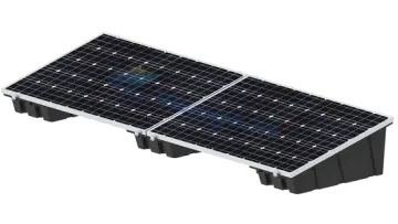Factory Solar Panel Flat Roof Photovoltaic Plastic Bucket Base Ballasted System Solar Mounting UV Resistant PP1