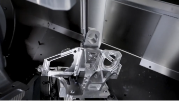 5 axis CNC machined bracket