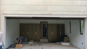 Villa garage door