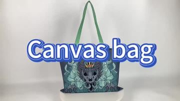 Full Color Custom Printed Canvas Tote Bags