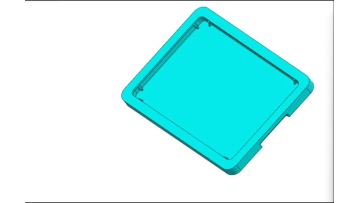 Rectangular Rubber Cover Plate