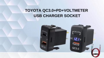 Quick Charge 3.0 PD USB C  Charger Socket Power Adapter for Toyota Prado FJ Cruiser Fortuner Hilux1