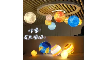 Galaxy Pendant Light with LED Atmosphere for Planetary Ambiance1