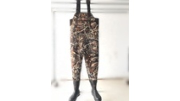 Neoprene Duck Hunting Waders Camo Chest Waders with 1600 Gram Insulated Rubber Boots1
