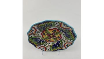 2909-2 Melamine Plate With Flower Full Print
