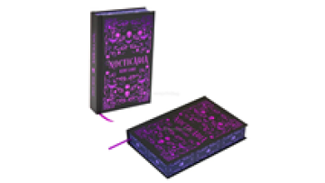 China Custom Purple Foil Stamping Cover Printing Book Black and White Hardcover Books with Foil and Stenciled Edges1
