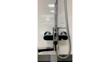 Single Handle Modern Brass Chromed Bathroom Shower Faucet