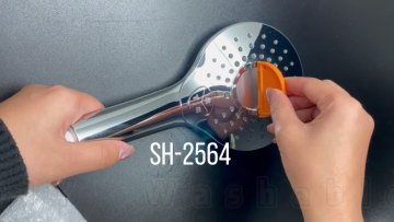 Button Select 3 Functions DIY Washable Chrome Filter Hand Shower Set With Free Tool1