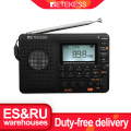 RETEKESS V115 Radio AM FM SW Pocket Radio Shortwave FM Speaker Support TF Card USB REC Recorder Sleep Time