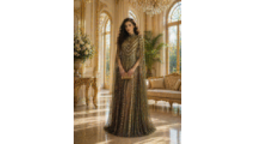 Luxury Gown Evening Dress Long Sleeves Ethnic Abaya Women Muslim Dress High Quality Sequins Diamond Jalabiya Party Dress1