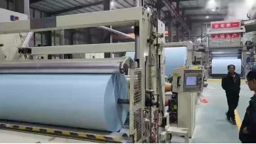 Blue Mother Roll Paper Towel