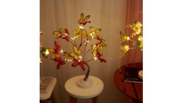 Led Fashion Maple Leaf Butterfly Acorn Tree Light Party Wedding Gift Holiday Decoration Night Light Table Tree Light1