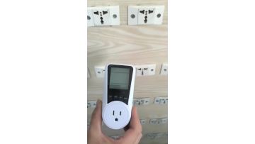 Practical operation US Plug Electricity Usage Monitors Energy Power Consumption Wattmeter Plug-in Socket Voltage Current Billing Metering Socket