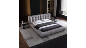 Modern cloud italy princess girls mattress bed soft luxury king beds fabric upholstered bed designs full bedroom furniture set1