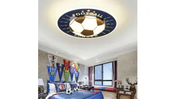 Cartoon Football LED Ceiling Lamp with Remote Control1