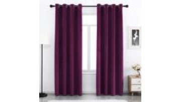 100% polyester blackout grommets bedroom window velvet fabric curtains for the living room bedroom1
