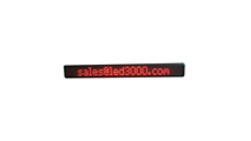 Programmable P7.62 LED Display Sign: Customizable Monochrome Dot Matrix Mobile Information Sign1