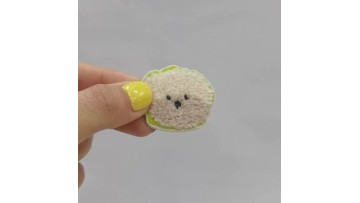 Velcro towel embroidery patch