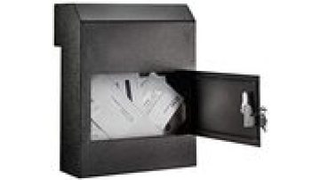 Steel Mailbox with Door Locking Drop Box for Mail, Keys, and Letters1