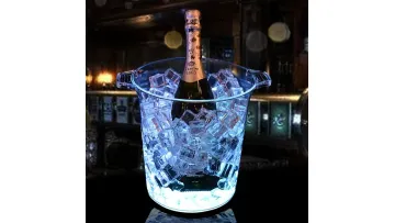 Bucket Plastic Nightclub Decoration LED Ice Cube Bucket Nightclub Equipment1