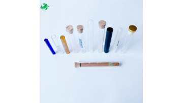 Glass tube with cork
