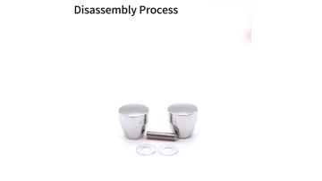 SVA-B0313C Brass Shower Glass Door Knob Handle Hardware