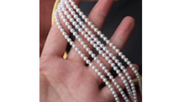3-3.5mm Light Natural Freshwater Pearl Clavicle Chain DIY Semi-Finished Product (39-40cm)1