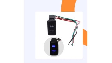 12V Push Button Rocker Switch for Car OEM REAR LIGHT Blue New Style1