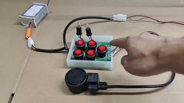 Electric car chord horn