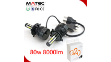 G21 G7 G20 LED Headlight Bulbs - 40w/60w/80w H4/H7/H11/H15 Car LED Headlights with CANBUS1