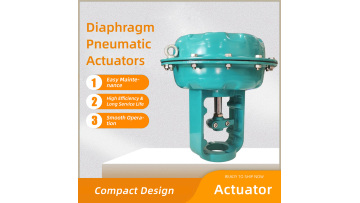 Cast Iron Diaphragm Actuator Real Demo: High Thrust Pneumatic Valve Drive