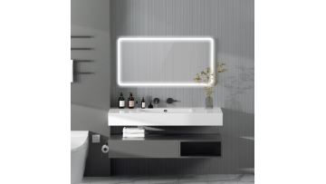 Wall Mounted Lighted Bathroom Mirror