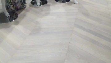 Engineered European White Oak Parquet Chevron Wood Flooring high quality wooden floors1