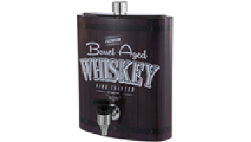 Stainless Steel Big Shaped Whisky Pouch Flagon Hip Flasks1