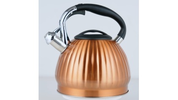 Gold spray paint whistling kettle FH-552