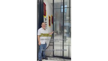 interior sliding door with grill