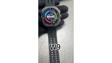 Upgraded W9 Zinc Alloy Smart Watch Sapphire Glass Bluetooth Call Sports Wristwatch