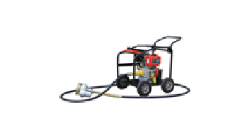 Portable 3 inch 178F diesel engine trash pump with rubber pipe1