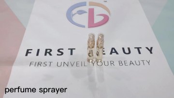 Aluminum Mist Sprayer For Glass Bottles Screw Shiny Silver Perfume Spray Pump With Cap1