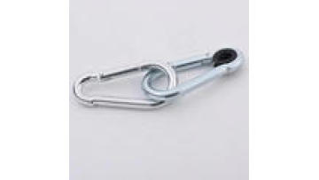 DIN 5299 FORM C Hook Manufacturer 7mm AISI304 Factory Gourd Type Carabiner Hook Snap Hook Round Wire and Forged1