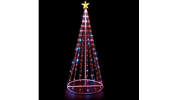 2.4M Tree Christmas Lights Outdoor KING YI LED Decorative Lamp with Remote Control1