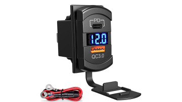 USB C Car Charger Type-C QC3.0 Dual USB Charging Port for car1