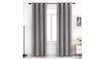 Velvet Curtains 96 inches Bedroom Blackout Grommet Curtains Thermal Insulated Noise Absorb Window1