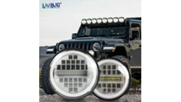 Dot Sae 12v 24v Drl Signal Turning Amber Yellow Silver Black 75w 7inch Off Road 4wd Car Motorcycle H4 Round Led Headlight1