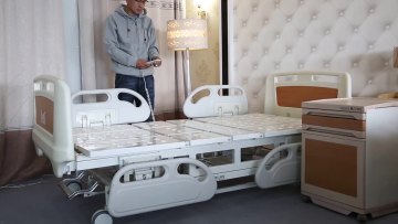 Manual full bend care bed1
